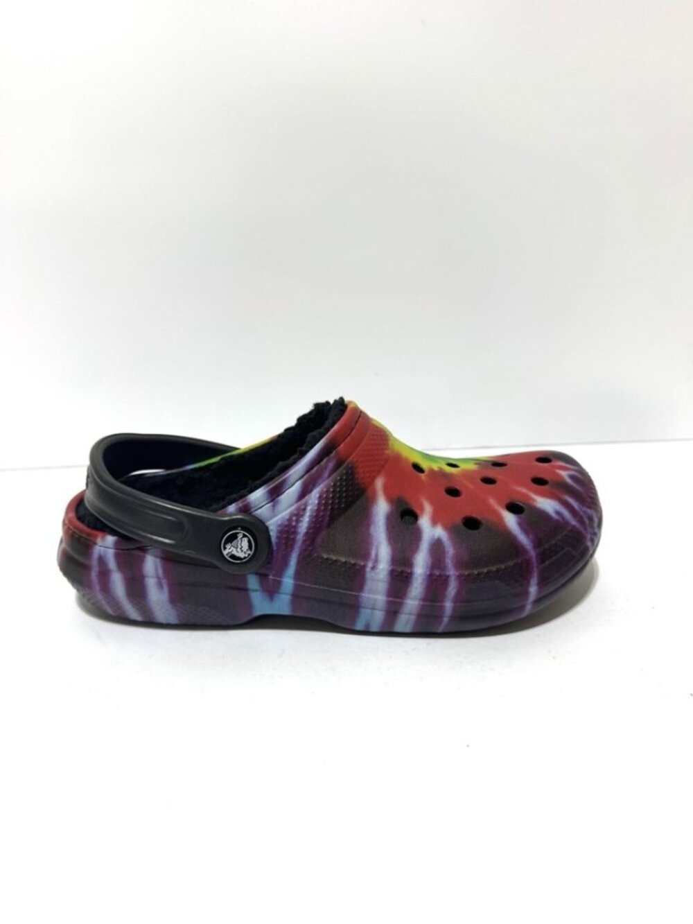 Crocs Womens Classic Lined Clogs Tie Dye Size 8